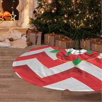 Personalized Glamorgan Wales Tree Skirt The Tudor Rose Of Wales - Wonder Print Shop