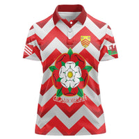 Personalized Glamorgan Wales Women Polo Shirt The Tudor Rose Of Wales - Wonder Print Shop