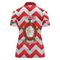 Personalized Glamorgan Wales Women Polo Shirt The Tudor Rose Of Wales - Wonder Print Shop