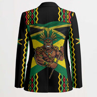 Jamaica Warrior Spirit Blazer Tribal Fighter in Reggae Colors - Wonder Print Shop