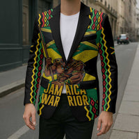Jamaica Warrior Spirit Blazer Tribal Fighter in Reggae Colors - Wonder Print Shop