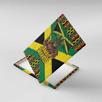 Jamaica Warrior Spirit Canvas Wall Art Tribal Fighter in Reggae Colors - Wonder Print Shop