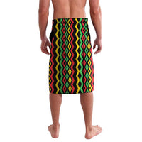 Jamaica Warrior Spirit Lavalava Tribal Fighter in Reggae Colors - Wonder Print Shop