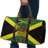Jamaica Warrior Spirit Travel Bag Tribal Fighter in Reggae Colors - Wonder Print Shop