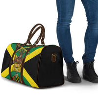 Jamaica Warrior Spirit Travel Bag Tribal Fighter in Reggae Colors - Wonder Print Shop