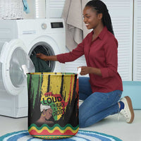 Black History Dreadlocks Map Laundry Basket Say It Loud I’m Black and I’m Proud - Wonder Print Shop