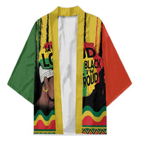 Black History Dreadlocks Map Kimono Say It Loud I’m Black and I’m Proud - Wonder Print Shop