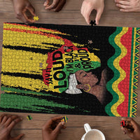 Black History Dreadlocks Map Puzzle Say It Loud I’m Black and I’m Proud - Wonder Print Shop