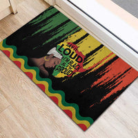 Black History Dreadlocks Map Rubber Doormat Say It Loud I’m Black and I’m Proud - Wonder Print Shop