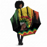 Black History Dreadlocks Map Umbrella Say It Loud I’m Black and I’m Proud - Wonder Print Shop