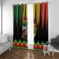 Black History Dreadlocks Map Window Curtain Say It Loud I’m Black and I’m Proud - Wonder Print Shop