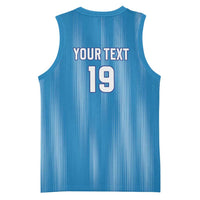 Custom World Football 2026 Uzbekistan Basketball Jersey Uzbek Ikat Pattern with Humo Bird - undefined