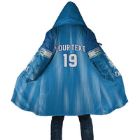 Custom World Football 2026 Uzbekistan Cloak Uzbek Ikat Pattern with Humo Bird - Wonder Print Shop