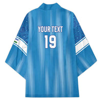 Custom World Football 2026 Uzbekistan Kimono Uzbek Ikat Pattern with Humo Bird - Wonder Print Shop