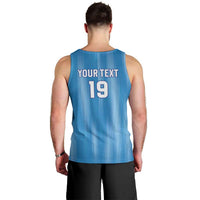 Custom World Football 2026 Uzbekistan Men Tank Top Uzbek Ikat Pattern with Humo Bird - Wonder Print Shop