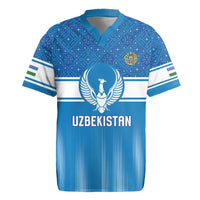 Custom World Football 2026 Uzbekistan Rugby Jersey Uzbek Ikat Pattern with Humo Bird - Wonder Print Shop