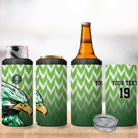 Custom Nigeria Football 4 in 1 Can Cooler Tumbler The Super Eagles Rise