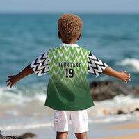 Custom Nigeria Football Kid Hawaiian Shirt The Super Eagles Rise