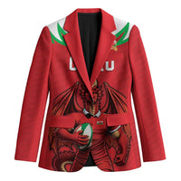Custom Rugby Wales Blazer Y Ddraig Goch Mascot Design
