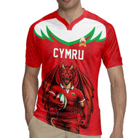 Custom Rugby Wales Rugby Jersey Y Ddraig Goch Mascot Design