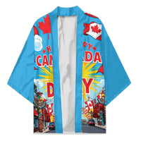Happy Canada Day Kimono True North Strong Free Maple Leaf