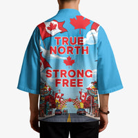 Happy Canada Day Kimono True North Strong Free Maple Leaf