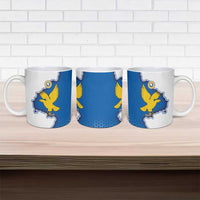 Italy Friuli-Venezia Giulia Ceramic Mug Flag Vintage Style - Wonder Print Shop