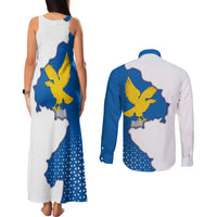 Italy Friuli-Venezia Giulia Couples Matching Tank Maxi Dress and Long Sleeve Button Shirt Flag Vintage Style LT19