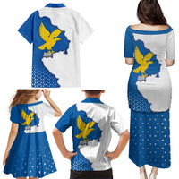 Italy Friuli-Venezia Giulia Family Matching Puletasi and Hawaiian Shirt Flag Vintage Style LT19