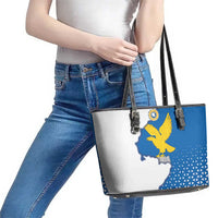 Italy Friuli-Venezia Giulia Leather Tote Bag Flag Vintage Style - Wonder Print Shop