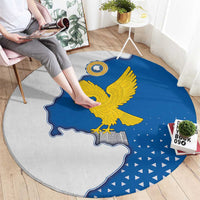 Italy Friuli-Venezia Giulia Round Carpet Flag Vintage Style - Wonder Print Shop
