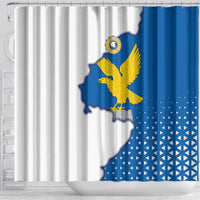 Italy Friuli-Venezia Giulia Shower Curtain Flag Vintage Style - Wonder Print Shop