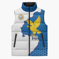 Italy Friuli-Venezia Giulia Sleeveless Puffer Jacket Flag Vintage Style LT19