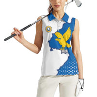 Italy Friuli-Venezia Giulia Women Sleeveless Polo Shirt Flag Vintage Style LT19