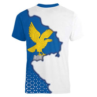 Italy Friuli-Venezia Giulia Women V-Neck T-Shirt Flag Vintage Style LT19