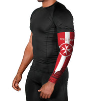 Personalized Malta Independence Day Arm Sleeves Maltese Cross Heritage Pride