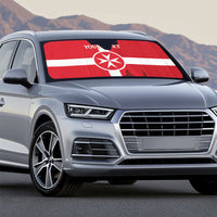 Personalized Malta Independence Day Auto Sun Shade Maltese Cross Heritage Pride