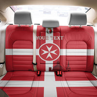 Personalized Malta Independence Day Back Car Seat Cover Maltese Cross Heritage Pride