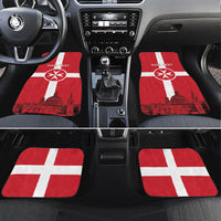 Personalized Malta Independence Day Car Mats Maltese Cross Heritage Pride