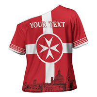 Personalized Malta Independence Day Cross Shoulder Shirt Maltese Cross Heritage Pride