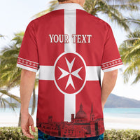 Personalized Malta Independence Day Hawaiian Shirt Maltese Cross Heritage Pride