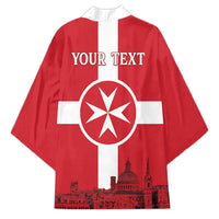 Personalized Malta Independence Day Kimono Maltese Cross Heritage Pride