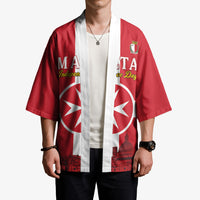 Personalized Malta Independence Day Kimono Maltese Cross Heritage Pride