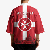 Personalized Malta Independence Day Kimono Maltese Cross Heritage Pride