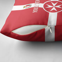 Personalized Malta Independence Day Pillow Cover Maltese Cross Heritage Pride