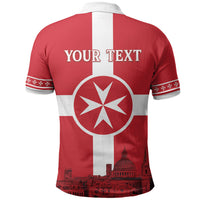 Personalized Malta Independence Day Polo Shirt Maltese Cross Heritage Pride