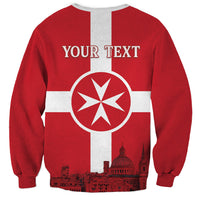 Personalized Malta Independence Day Sweatshirt Maltese Cross Heritage Pride