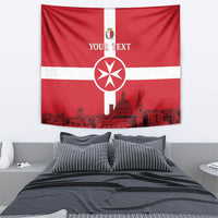 Personalized Malta Independence Day Tapestry Maltese Cross Heritage Pride