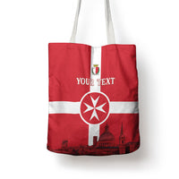 Personalized Malta Independence Day Tote Bag Maltese Cross Heritage Pride