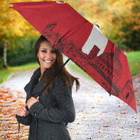 Personalized Malta Independence Day Umbrella Maltese Cross Heritage Pride